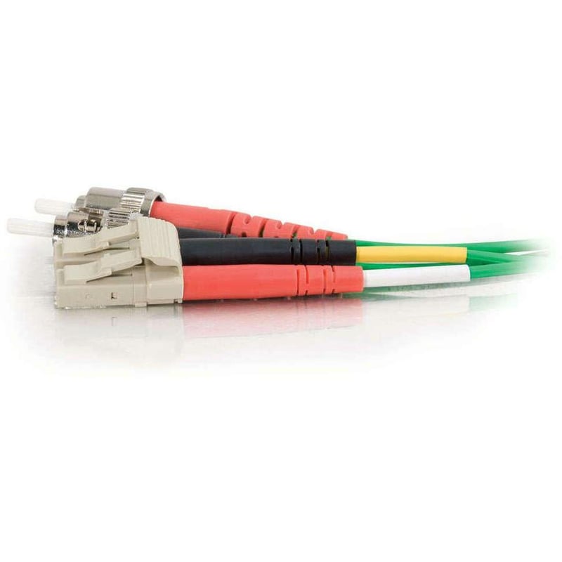 10M LC-ST 62.5/125 OM1 DPX MM FIBER-GRN - Thumbnail 4