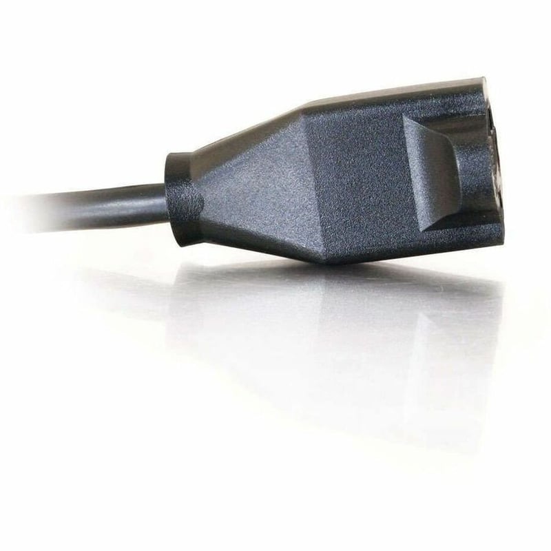 C2G 3ft Outlet Saver Power Extension Cord - 18 AWG - NEMA 5-15P to 5-15R - Thumbnail 2