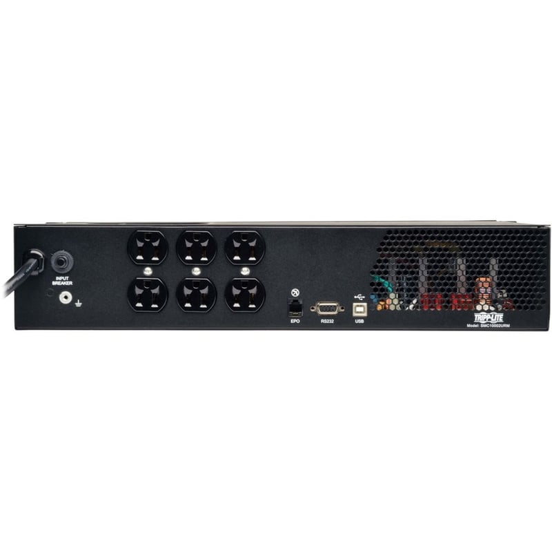 Tripp Lite by Eaton UPS SmartPro 120V 1kVA 700W Line-Interactive Sine Wave UPS 2U Rack/Tower LCD USB DB9 6 Outlets - Thumbnail 5
