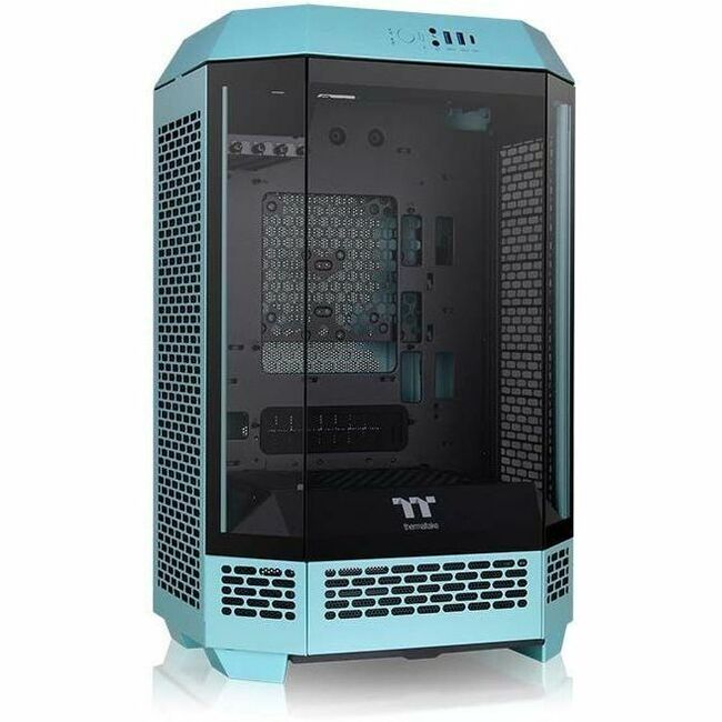 Thermaltake The Tower 300 Turquoise Micro Tower Chassis - Thumbnail 1
