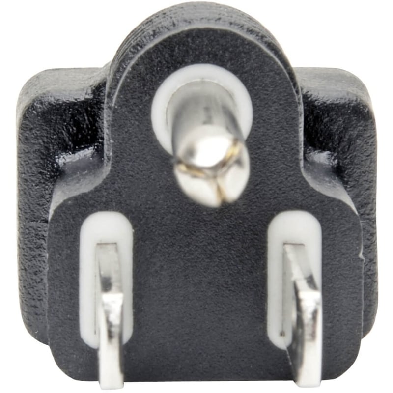 Tripp Lite by Eaton Computer Power Cord Adapter NEMA 5-15P to C13 - 15A 125V Black - Thumbnail 3