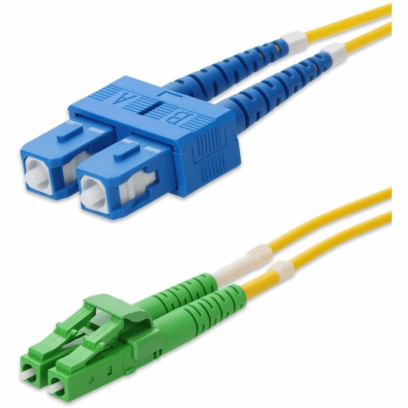 AddOn 3m SC to ALC Yellow OS2 Duplex OFNR (Riser-Rated) SMF Fiber Patch Cable - Thumbnail 2