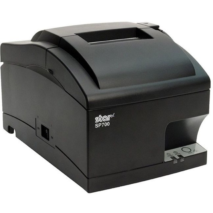 Star Micronics SP700 Impact Printer - Ethernet/CloudPRNT/USB/Two Peripheral USB, Cutter, Internal Power Supply, Gray - Thumbnail 3