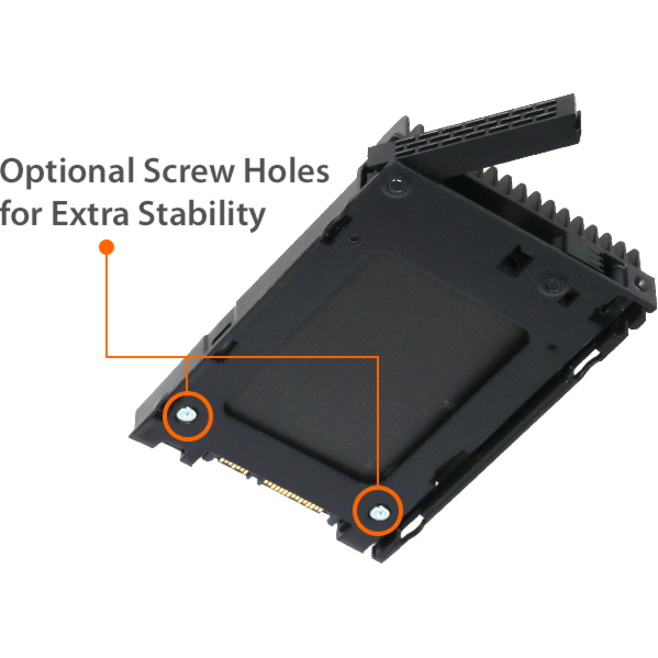 Icy Dock ExpressCage MB741SP-B Drive Bay Adapter for 3.5" - Serial ATA/600 Host Interface Internal - Black - Thumbnail 5