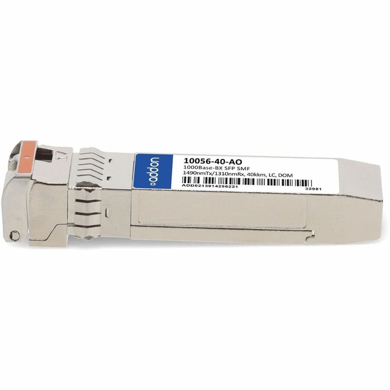 AddOn Extreme Networks® 10056-40 Compatible TAA 1000Base-BX SFP Transceiver (SMF, 1490nmTx/1310nmRx, 40km, LC, DOM) - Thumbnail 2