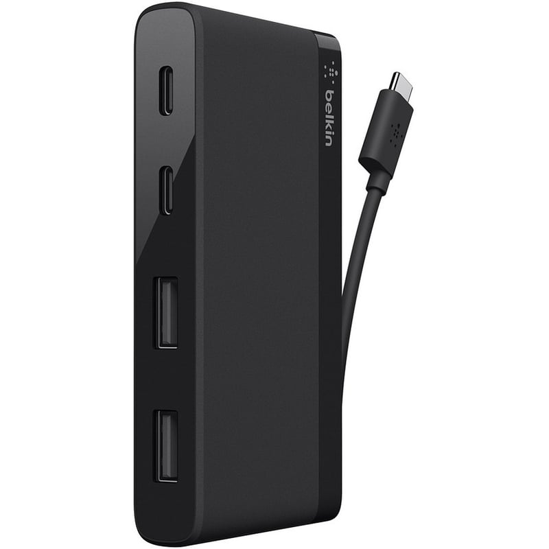 Belkin USB-C 4-Port Mini Hub (For Business / Bag & Label) - Thumbnail 1