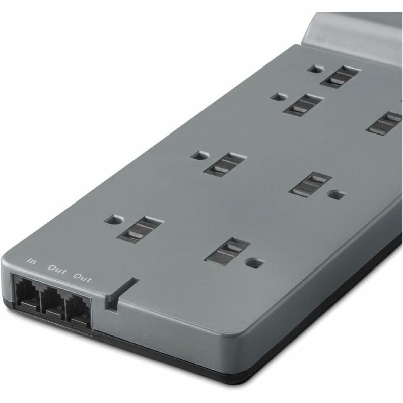 Belkin 8 Outlet Home/Office Surge Protector With Telephone Protection - Thumbnail 4