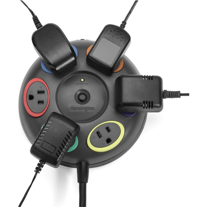 Kensington SmartSockets Table Top Surge Protector - Thumbnail 4