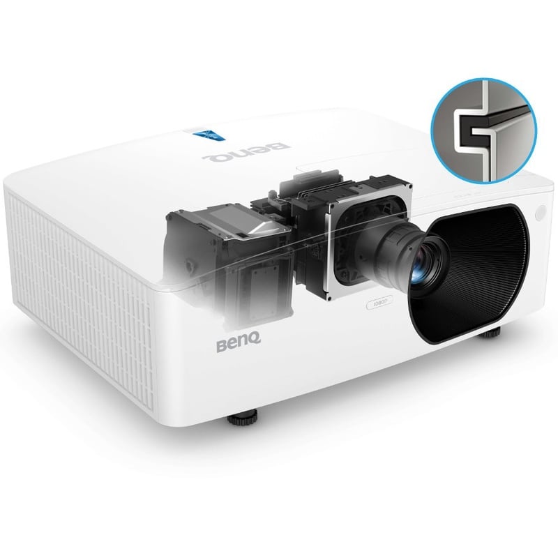 BenQ BlueCore LU710 3D Ready DLP Projector - 16:10 - White - Thumbnail 4