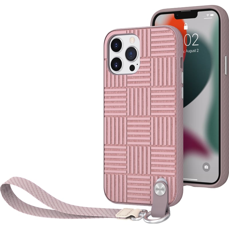Moshi Altra Carrying Case Apple iPhone 13 Pro Max Smartphone - Rose Pink - Thumbnail 1