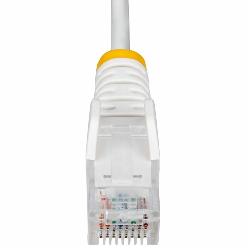 SLIM CAT6 CABLE WHITE LSZH SLIM SNAGLESS RJ45 UTP PATCH CABLE - Thumbnail 4