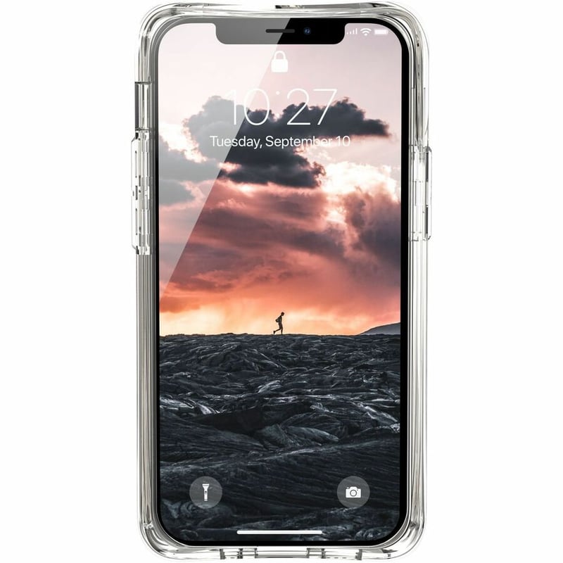 Urban Armor Gear Plyo Crystal Series iPhone 12 Mini 5G Case - Crystal Clear - Thumbnail 4