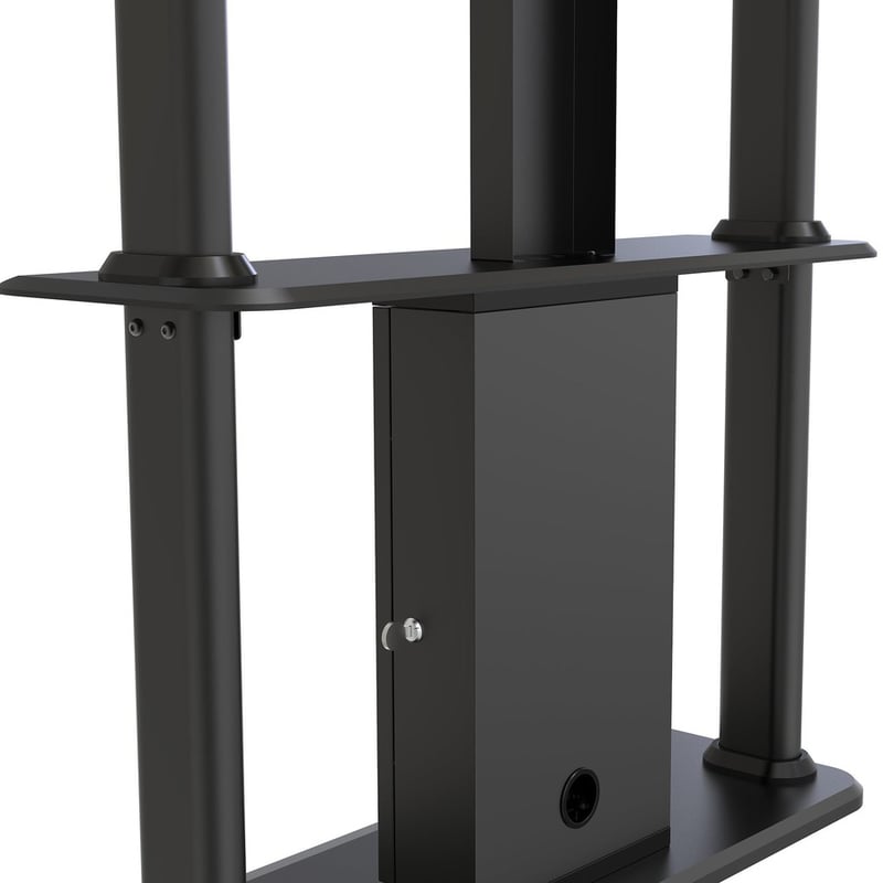 StarTech.com Digital Signage Display Stand - Black - Locking - Cable Management - Portrait Kiosk Enclosure (DSIGNAGESTND) - Thumbnail 4