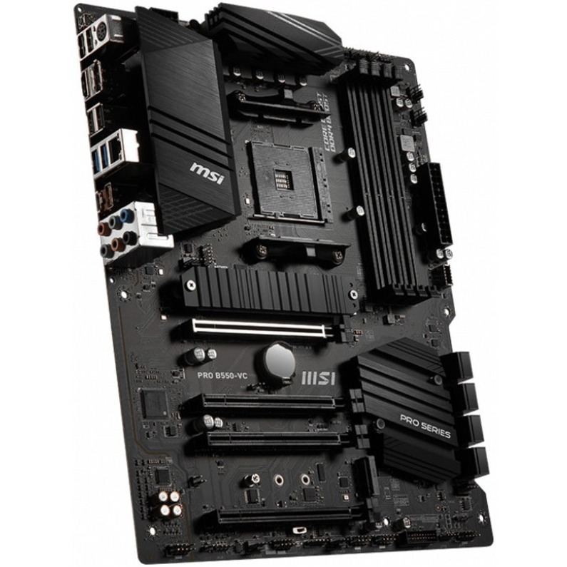 MSI Pro B550-VC Gaming Desktop Motherboard - AMD B550 Chipset - Socket AM4 - ATX - Thumbnail 4