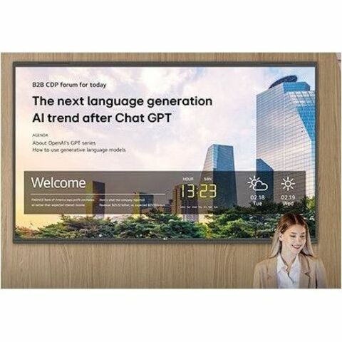 LG CreateBoard Pro 86TR3PN-B Collaboration Display - Thumbnail 4
