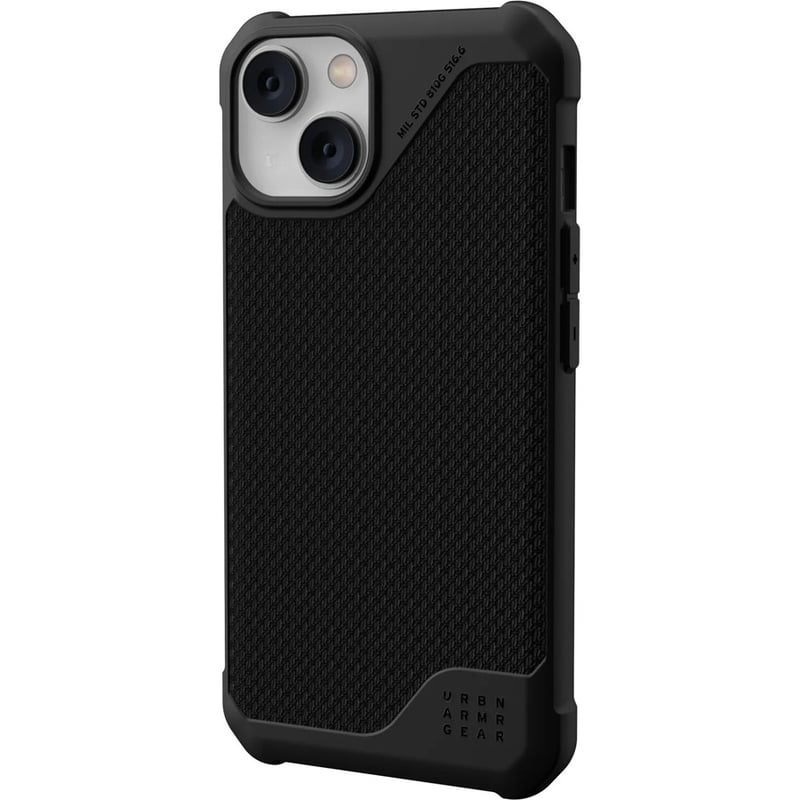 Urban Armor Gear Metropolis LT iPhone 14 Plus Case - Kevlar Black - Thumbnail 3