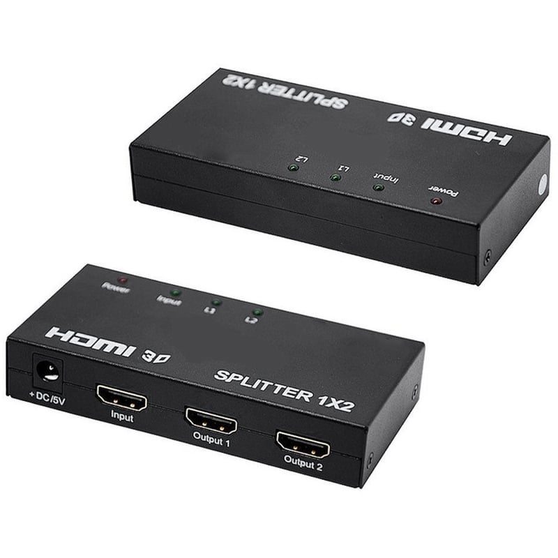 4XEM 2 Port HDMI Splitter & Signal Amplifier - Thumbnail 2