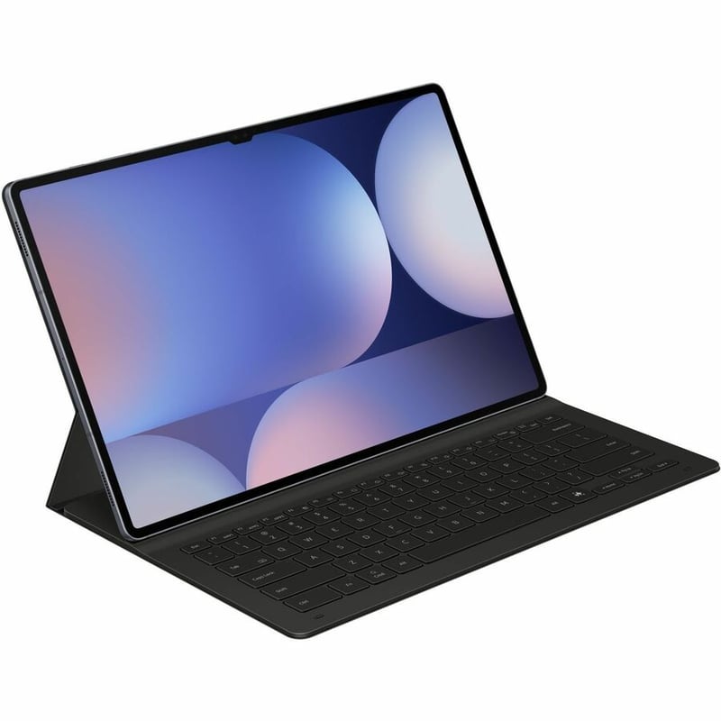 Samsung Keyboard/Cover Case (Book Fold) Samsung Galaxy Tab S10 Ultra, Galaxy Tab S9 Ultra Tablet - Black - Thumbnail 4