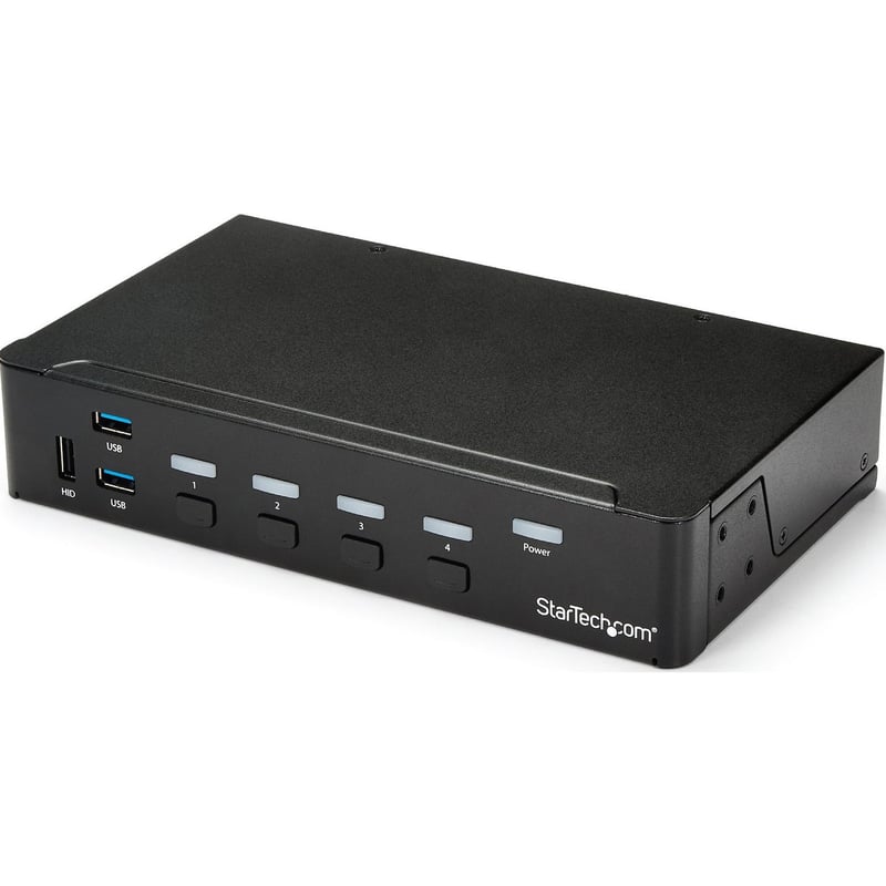 StarTech.com 4-Port HDMI KVM Switch - Built-in USB 3.0 Hub for Peripheral Devices - 1080p - Thumbnail 1
