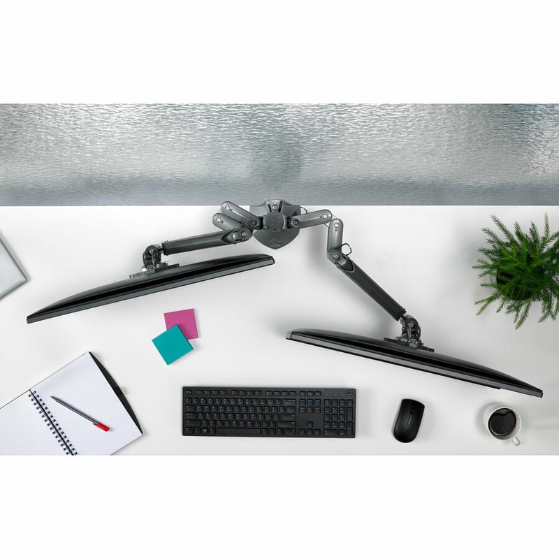 Chief Kontour KXC220W Desk Mount for Monitor, All-in-One Computer - White - Thumbnail 4