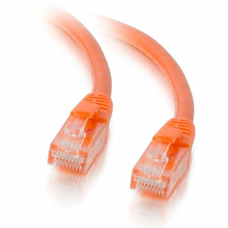 Quiktron Q-Series Patch Cords, CAT5E, Booted, Orange, 75 FT - Thumbnail 2