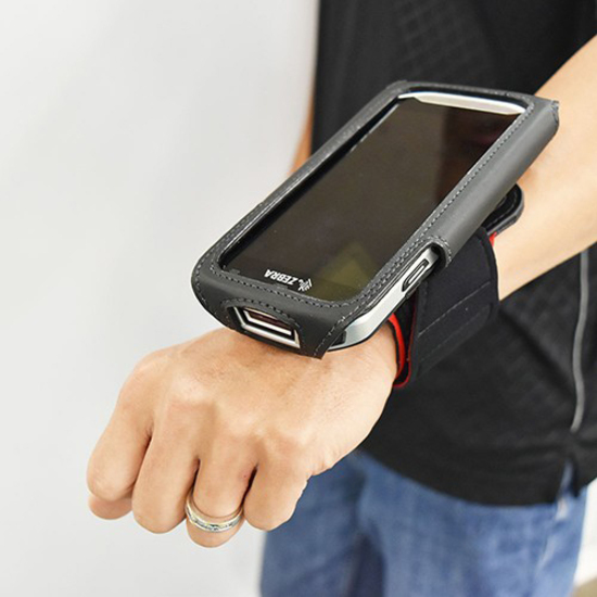 Agora Edge Carrying Case (Wristband) Zebra Handheld Terminal - Black - Thumbnail 3