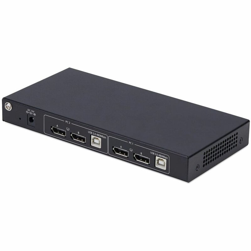 2-PORT DUAL-MONITOR DP KVM DUAL-VIEW VIDEO MATRIX 4K 60HZ - Thumbnail 2