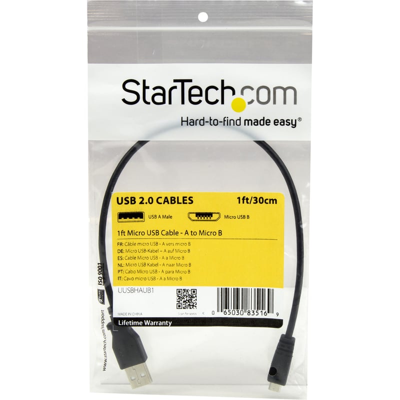 StarTech.com 1ft Micro USB Cable - Thumbnail 4