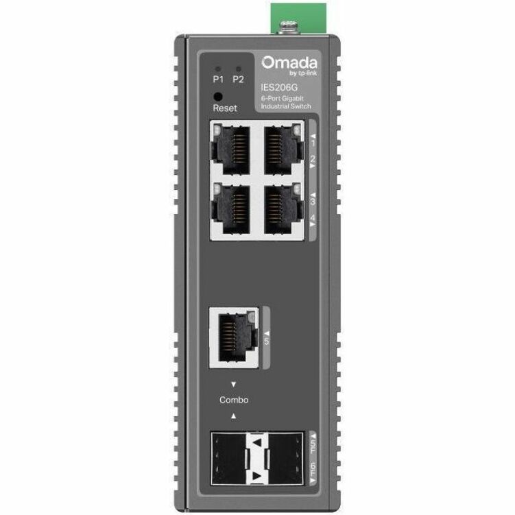 OMADA 6-PORT INDUSTRIAL SWITCH 6G INDUSTRIAL SFP DIN FANLESS SW - Thumbnail 4