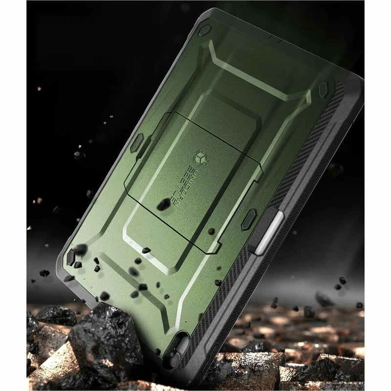 SUP iPad 10.9" 2022 Unicorn Beetle PRO Rugged Kickstand Case-Dark Green - Thumbnail 4
