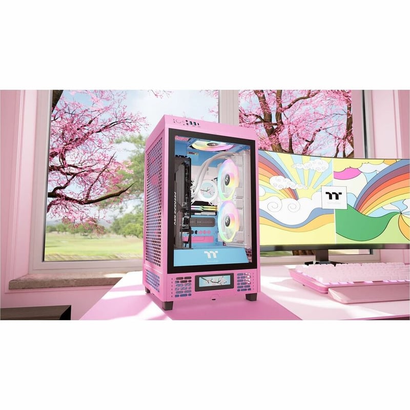 Thermaltake The Tower 200 Bubble Pink Mini Chassis