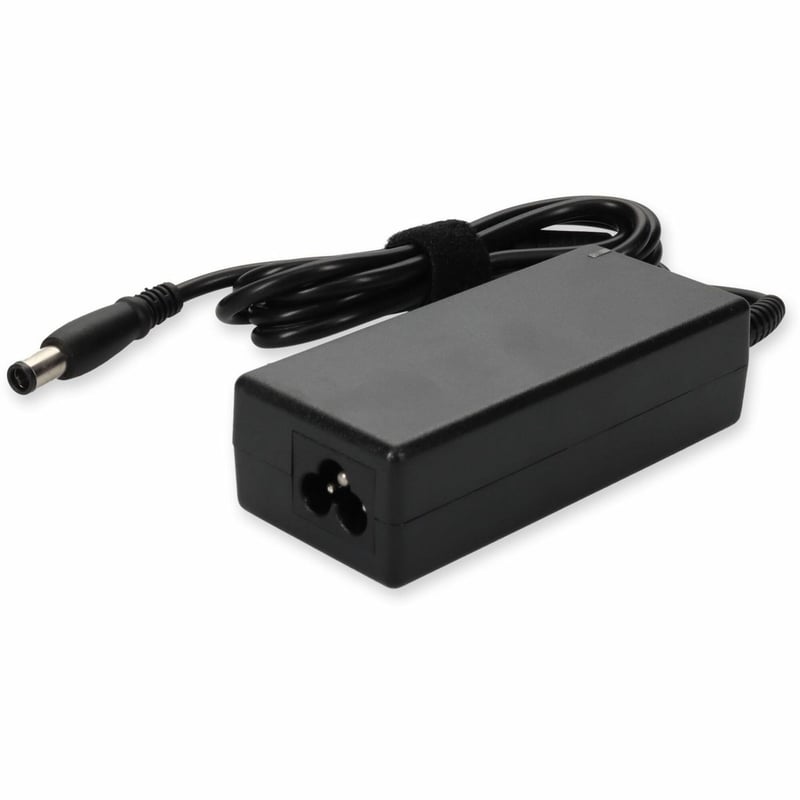 Dell 450-19182 Compatible 65W 19.5V at 3.34A Black 7.4 mm x 5.0 mm Laptop Power Adapter and Cable - Thumbnail 1