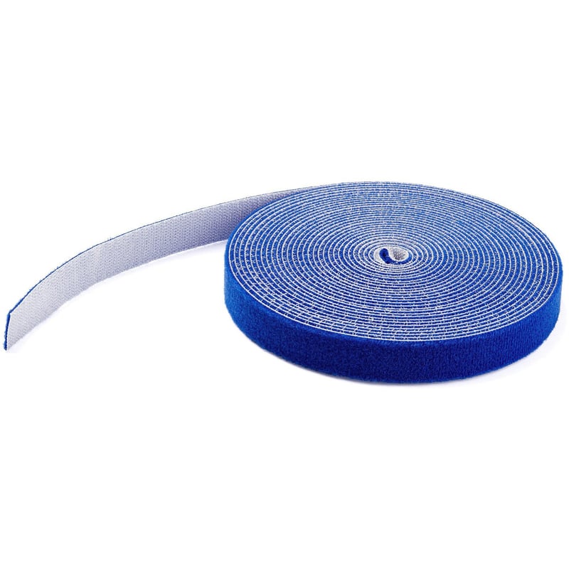 StarTech.com 100ft. Hook and Loop Roll - Blue - Cable Management (HKLP100BL) - Thumbnail 1