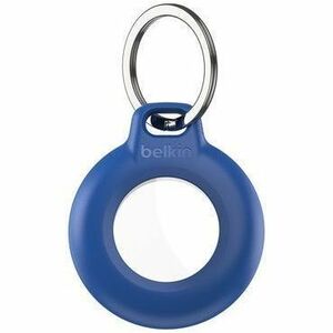 WATERPROOF KEYCHAIN AIRTAG SECURE HOLDER BLUE