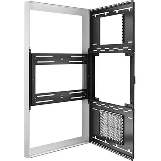 Milestone Impact On-Wall Kiosk - Portrait 65" White - Thumbnail 2