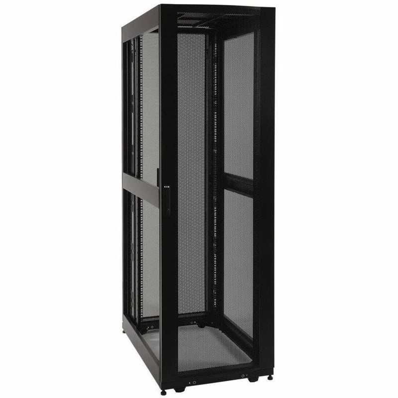 Tripp Lite by Eaton 48U SmartRack Standard-Depth Rack Enclosure Cabinet - side panels not included - Thumbnail 1