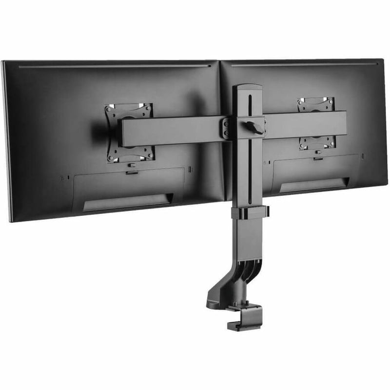 Tripp Lite by Eaton Dual-Display Monitor Arm with Desk Clamp and Grommet - Height Adjustable 17" to 27" Monitors - Thumbnail 5