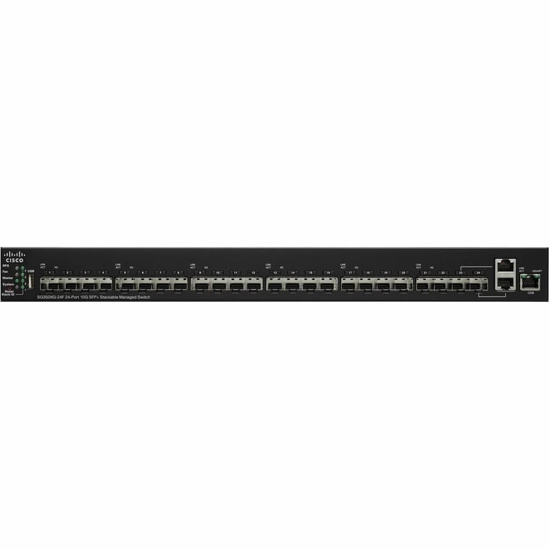 CISCO SG350XG-24F 24-PORTTENGIGABITSFP+SWITCH REMANUFACTURED - Thumbnail 3
