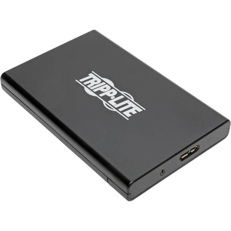 Eaton Tripp Lite Series USB 3.0 SuperSpeed External 2.5 in. SATA Hard Drive Enclosure with Built-In Cable and UASP Support - Thumbnail 1