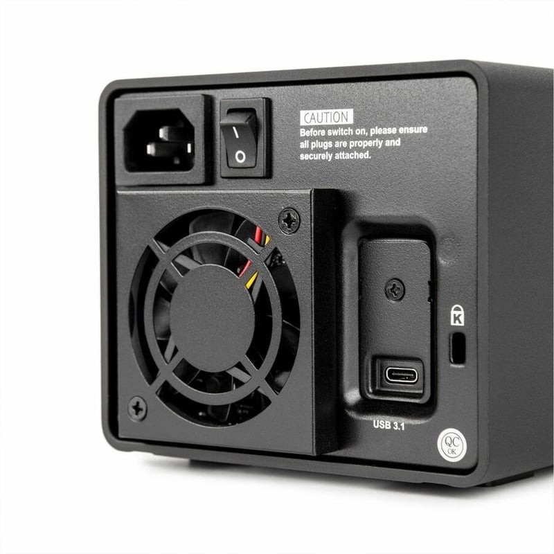 ROCPRO U33 RAID-44TB(2X22TB)72K USB 3.2 GEN 210GBPS -RAID 0/1 -TAA - Thumbnail 5