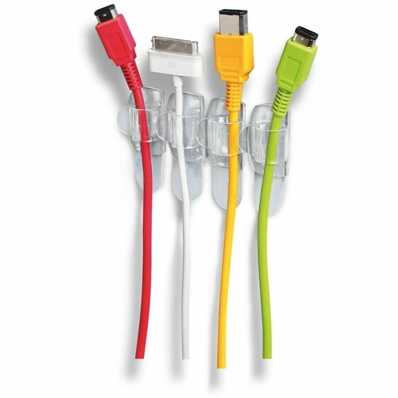 Command Clear Round Cord Clips Value Pack - Thumbnail 2