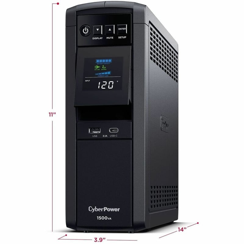 CyberPower CP1500PFCLCD PFC Sinewave UPS Systems - Thumbnail 3