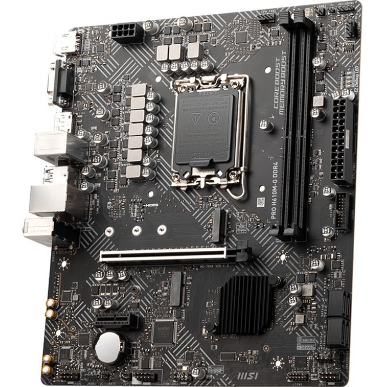 MSI H610M-G DDR4 Gaming Desktop Motherboard - Intel H610 Chipset - Socket LGA-1700 - Thumbnail 3