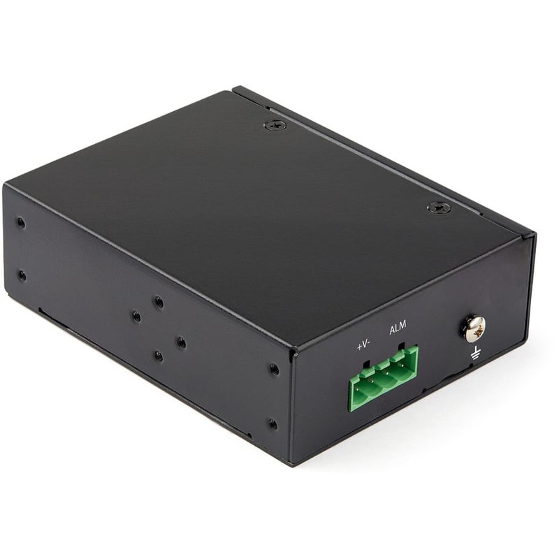 StarTech.com Industrial Fiber to Ethernet Media Converter - 1Gbps SFP to RJ45/CAT6 - SM/MM Fiber to Copper Gigabit Network IP-30 12V Input - Thumbnail 2