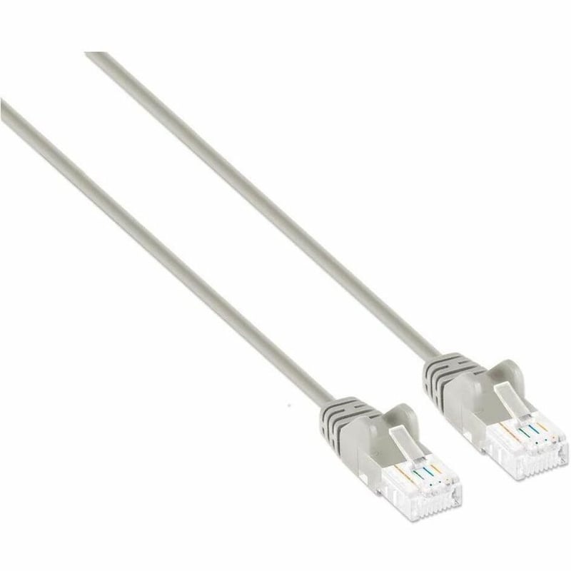 CAT6 U/UTP SLIM NETWORK PATCH CABLE, 5 FT., GRAY - Thumbnail 2