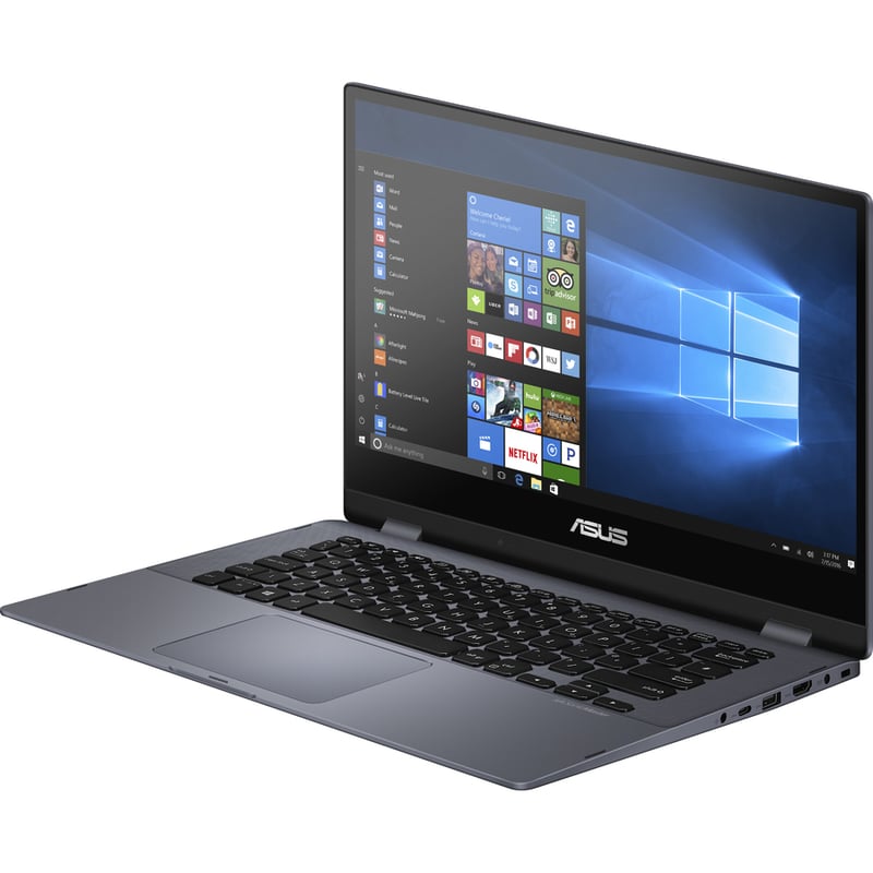 Asus VivoBook Flip 14 TP412 TP412UA-DB71T 14" Touchscreen Convertible Notebook - Intel Core i7 8th Gen i7-8550U - 8 GB - 256 GB SSD - Star Gray - Thumbnail 5