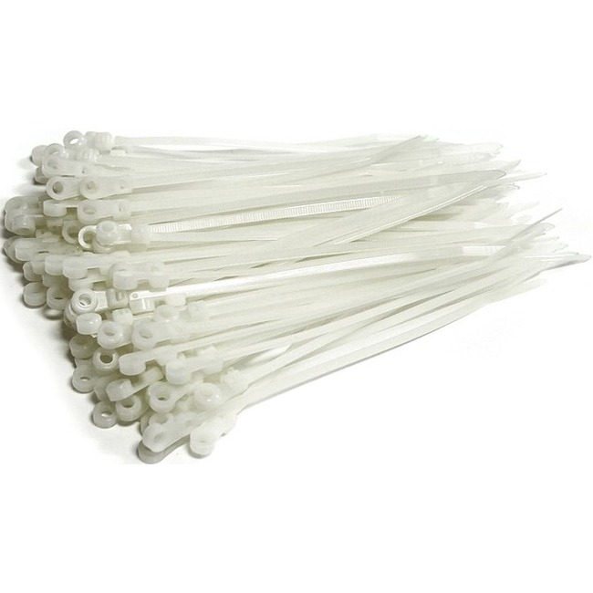 StarTech.com 6in Screw Mount Cable Ties 100 Pack - Thumbnail 1