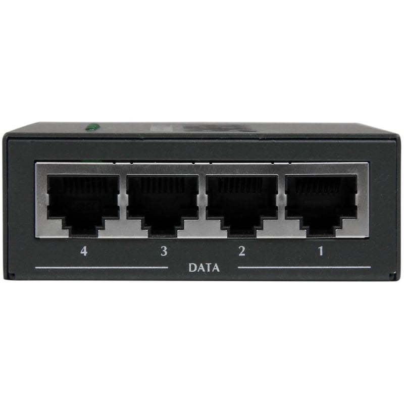 StarTech.com 4 Port Gigabit Midspan - PoE+ Injector - 802.3at and 802.3af - Thumbnail 4