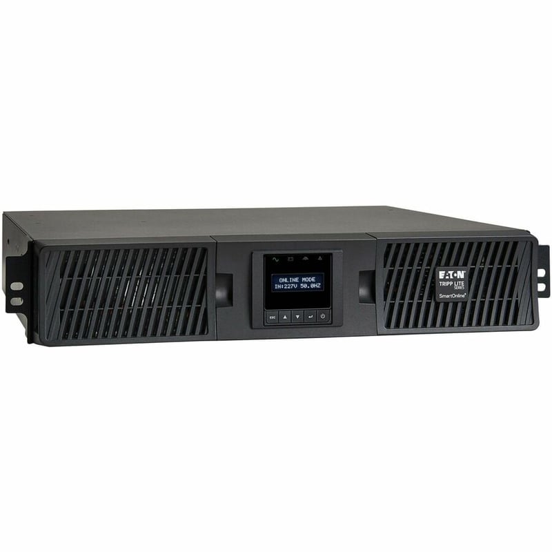 Eaton Tripp Lite Series SmartOnline 1500VA 1350W 208/230V Double-Conversion UPS - 8 Outlets, Extended Run, Network Card Option, LCD, USB, DB9, 2U Rack/Tower Battery Backup - Thumbnail 5