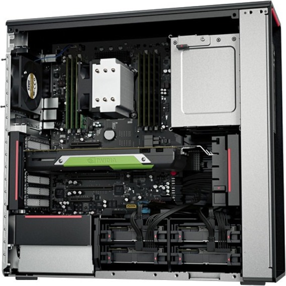 Lenovo ThinkStation P520 30BE00NNUS Workstation - 1 Xeon W-2225 - vPro Technology - 16 GB - 512 GB SSD - Tower - Thumbnail 2